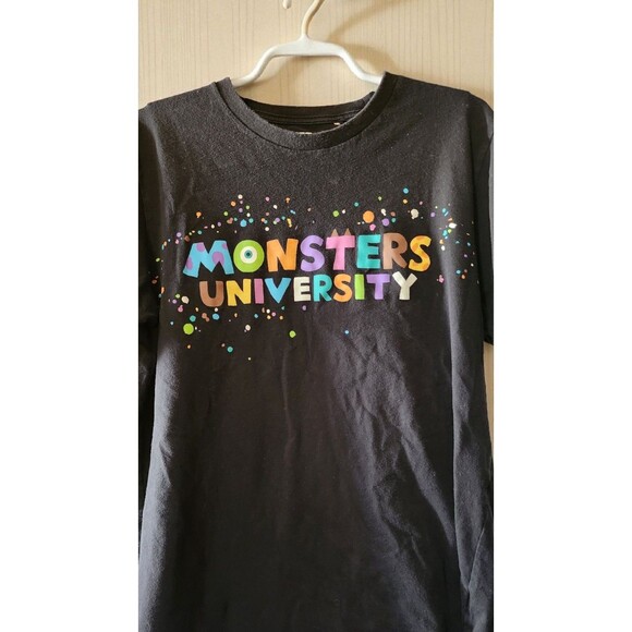 Mens Monsters University Confeti Disney Pixar Uniqlo Black Large Nice D25 - Picture 1 of 6